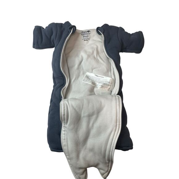 Baby Merlin Magic Sleepsuit Baby Blue Size Small 3-6 Months Sleep Sack Zipper - Picture 2 of 5